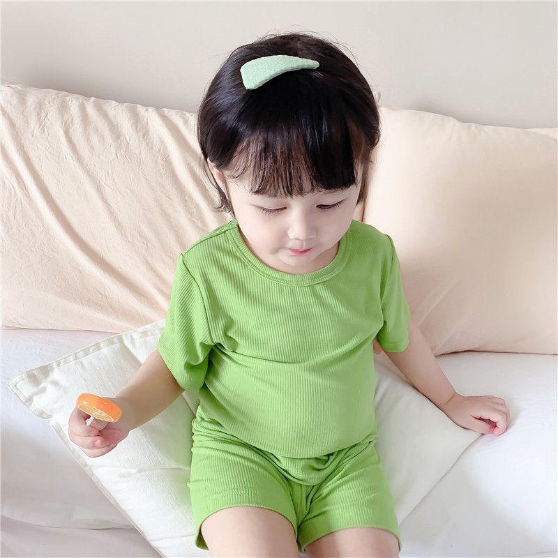 HÈ 2021- Quần Áo Cộc Tay Thun Gân Happy Baby Cho Bé