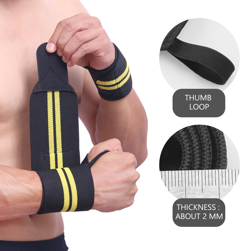 Quấn bảo vệ cổ tay tập gym AOLIKES A-1538 đàn hồi cao cấp Sport wrist protector