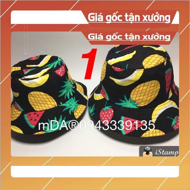 Nón tai bèo Bucket trái cây