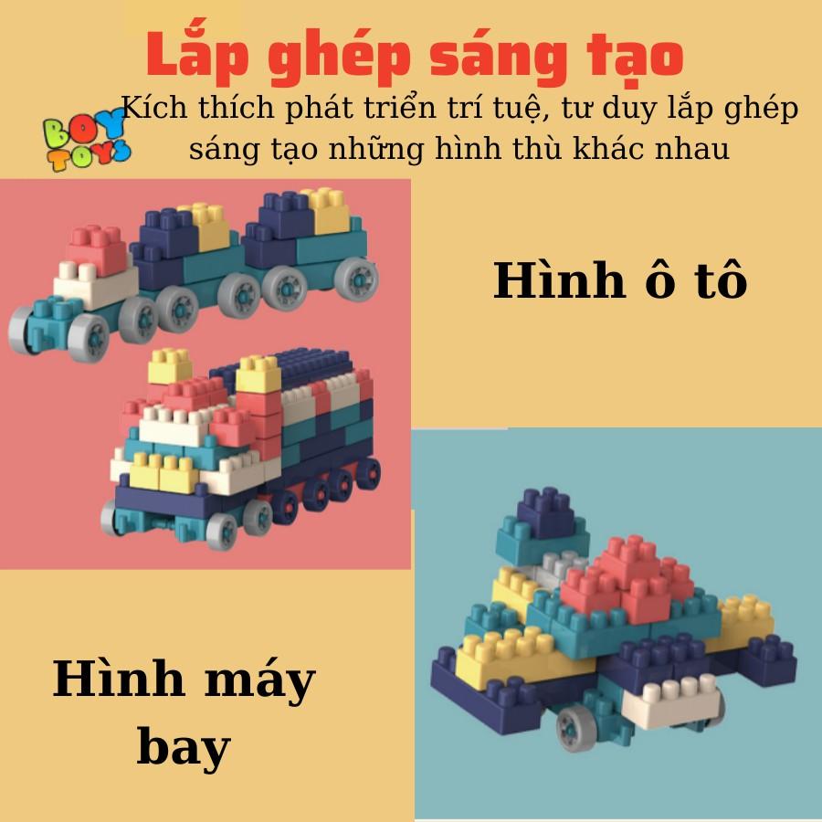 Túi đồ chơi xếp hình 100 chi tiết cho bé thỏa sức sáng tạo