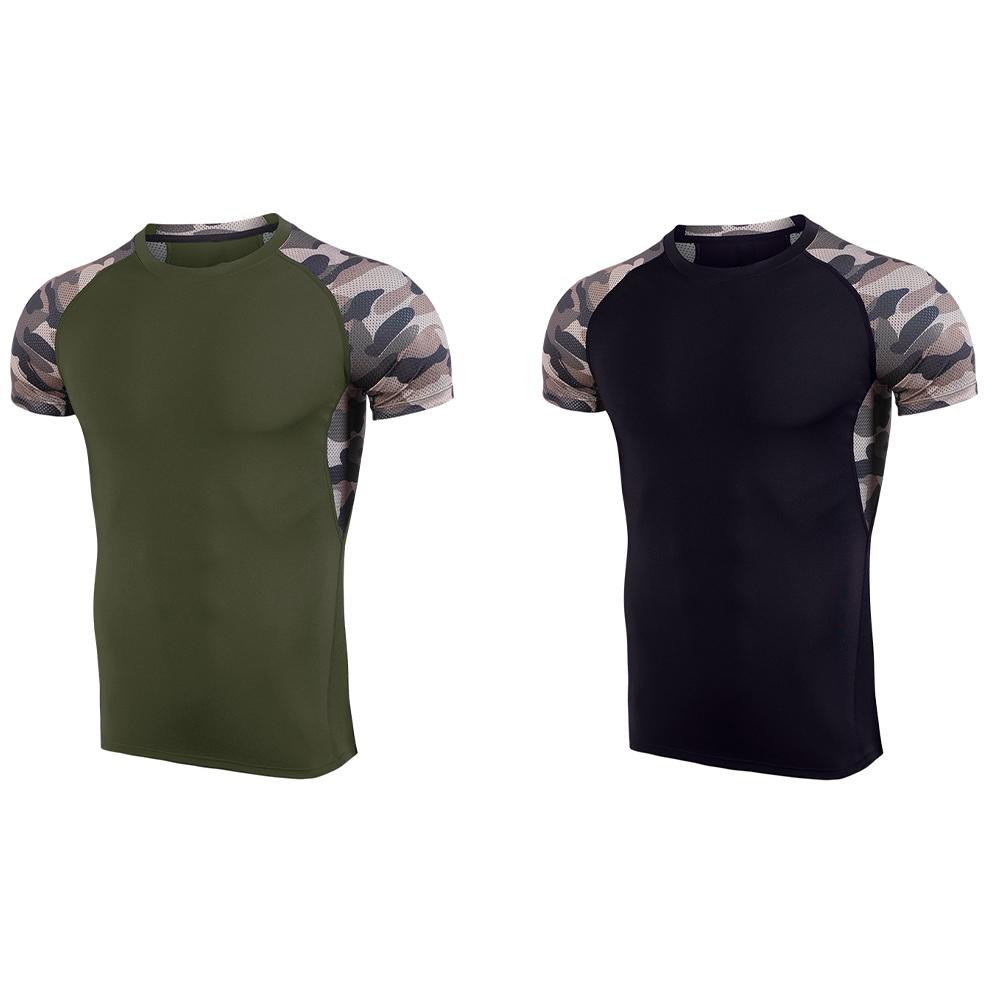 Áo thun nam nhanh khô thoáng khí, thích hợp cho nam chạy bộ, tập thể dục, hoạt động ngoài trời