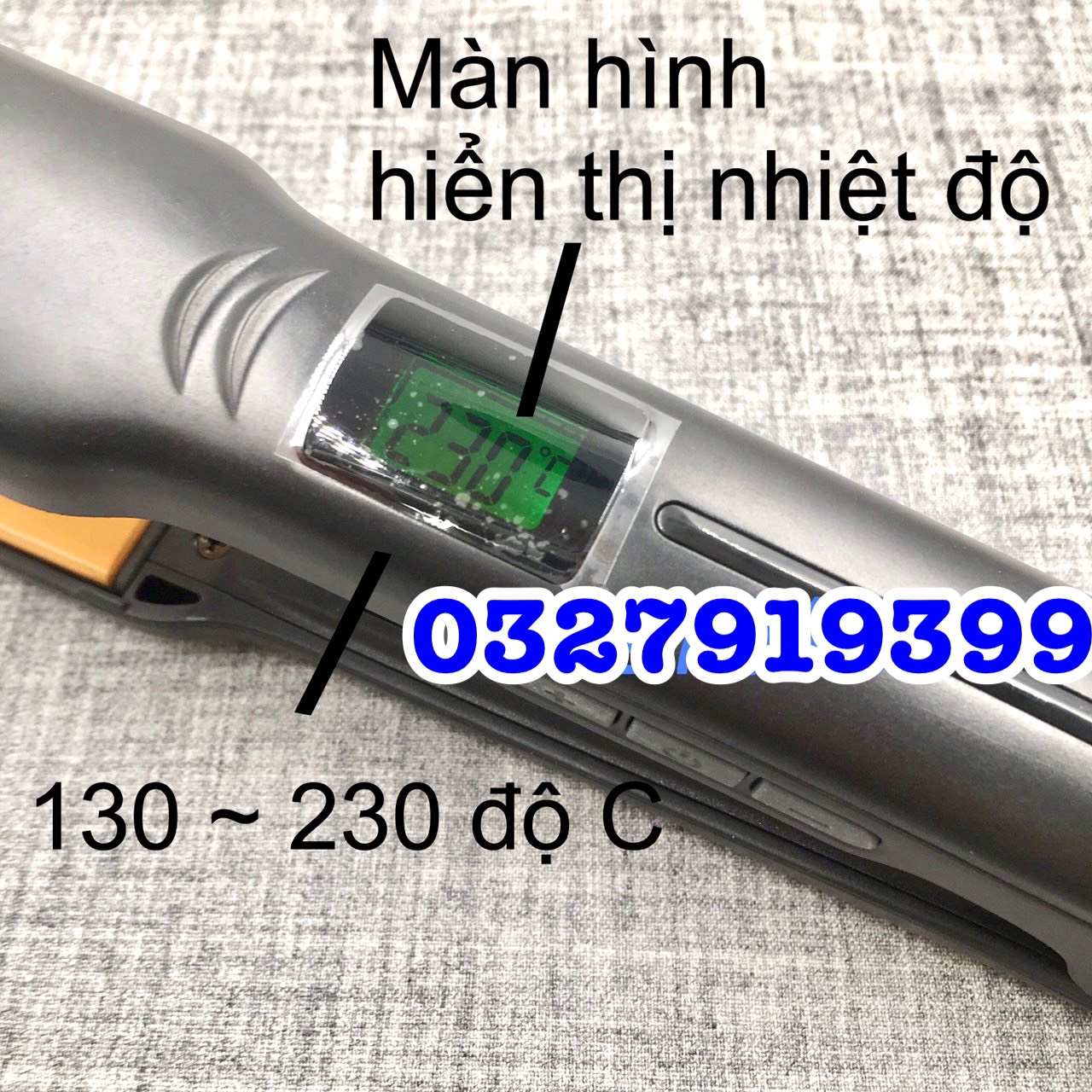 Máy duỗi tóc cao cấp bản nhỏ có màn hình EPS 801