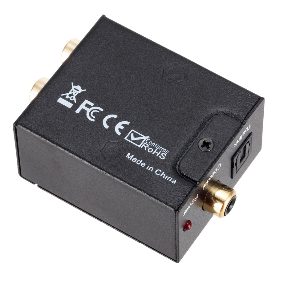 DAC Digital sang Analog Audio Converter Optical Fiber Tín hiệu đồng trục với bộ giải mã bộ khuếch đại STEREO SPDIF SPDIF tương tự 3,5mm