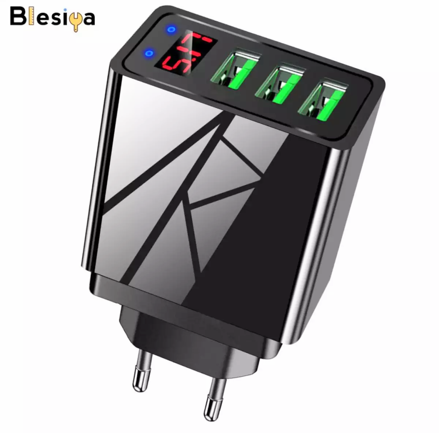 SIÊU GIÁ VỚI CỐC SẠC ĐIỆN THOẠI VỚI 3 CỔNG SẠC USB BÁO ĐIỆN ÁP KHI SẠC THÔNG MINH MẪU MỚI ĐẸP CHUẨN CHẤT LƯỢNG