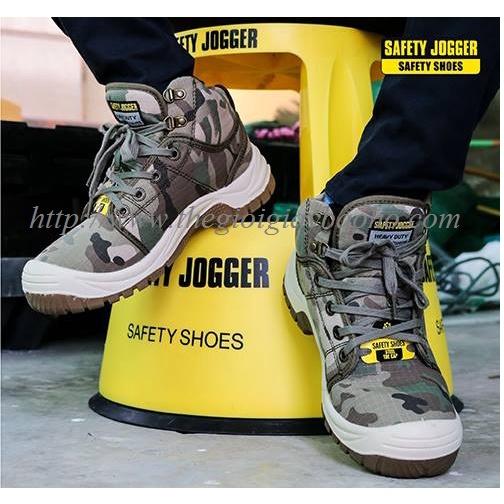 [Hàng Chính Hãng] Giày Bảo Hộ Safety Jogger Desert Mul, Đế PU, Chống Trơn Trượt, Chống Va Đập