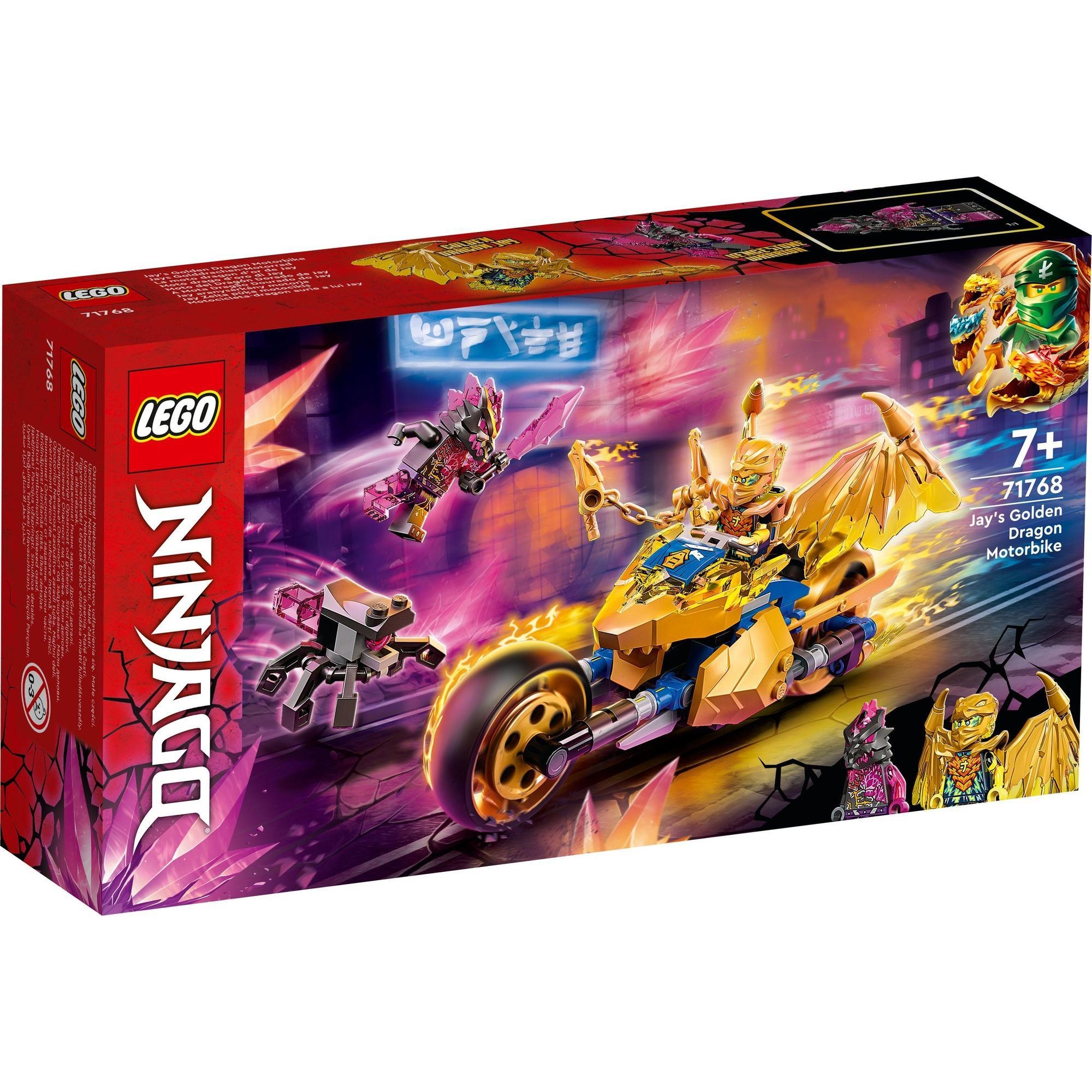 LEGO Ninjago 71768 Xe đua rồng vàng của Jay (137 chi tiết)