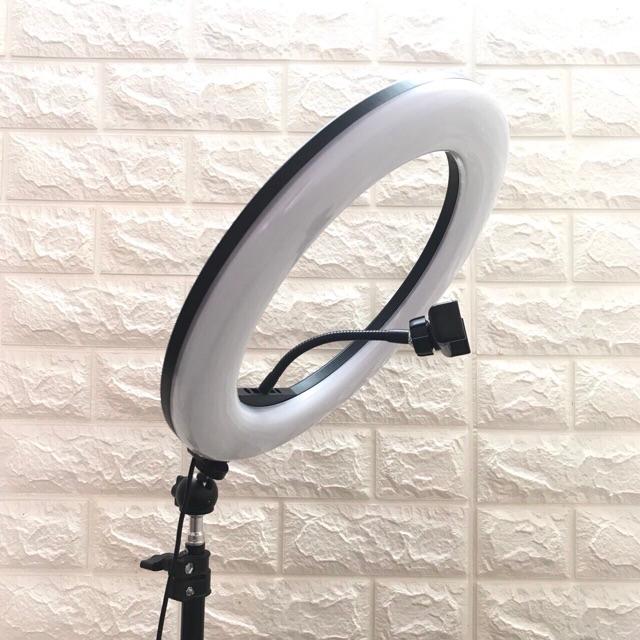 ĐÈN LED LIVESTREAM CHỤP HÌNH MAKEUP STUDIO 34CM SIÊU SÁNG