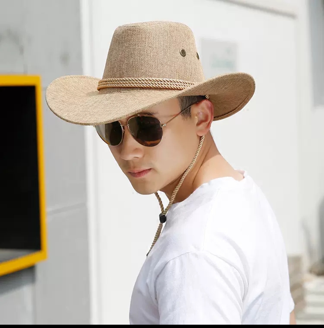 Nón mũ cao bồi nam nữ vành cong y hình. Chất liệu bố line. * Nón mũ cao bồi dành cho cả nam và nữ với thiết kế vành cong y hình. * Chất liệu của nón là bố line dona25060601