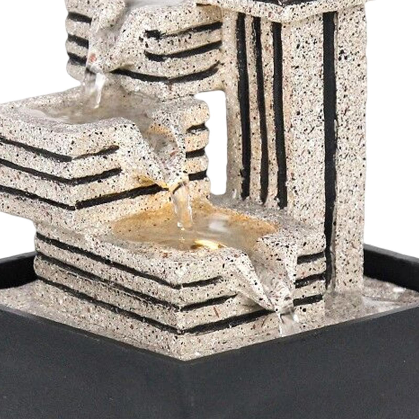 Indoor Water Fountain Waterfall Fountains Tabletop Fountain for Ornaments