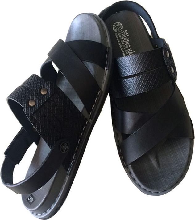 Dép nam quai hậu - Giày sandal bò cao cấp Trường hải SD038