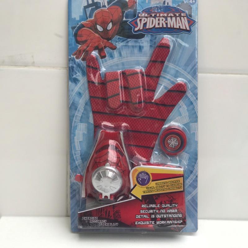 Găng tay người nhện trẻ em siêu nhân bắn đĩa trẻ em Nhân Vật Spiderman