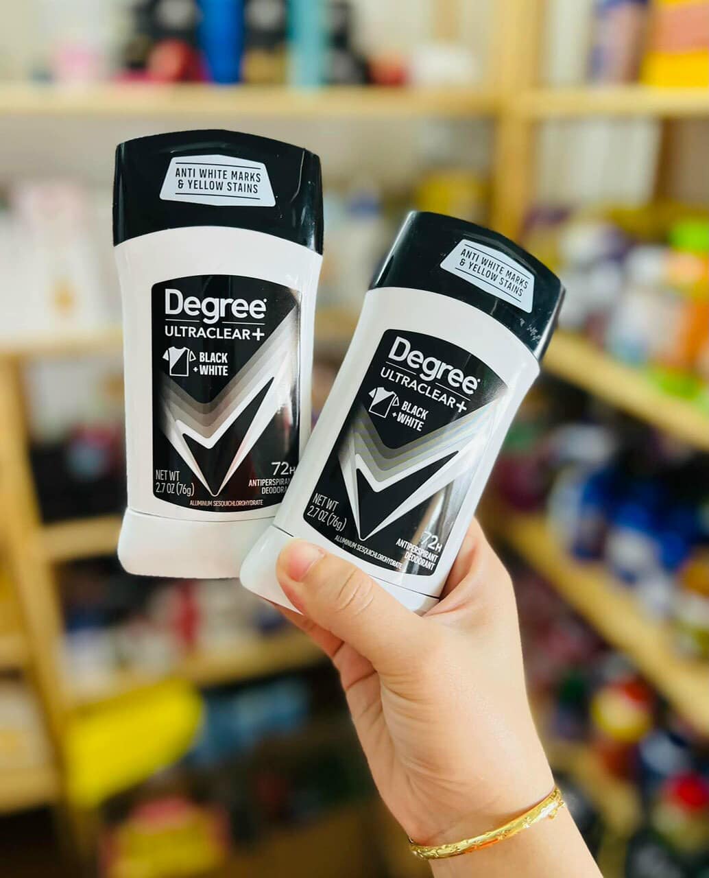 combo 5 Lăn nách Degree men black white 76g (mẫu mới)