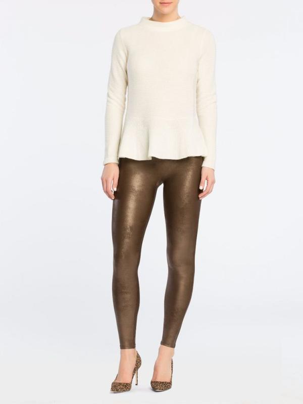 Quần Legging Nữ Faux Leather Leggings - SIZE S