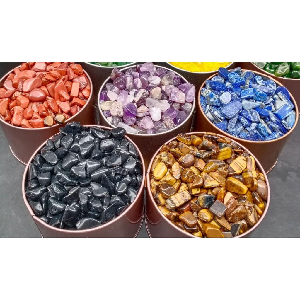 Đá trang trí chậu cây để bàn, bể cá cảnh nhiều màu