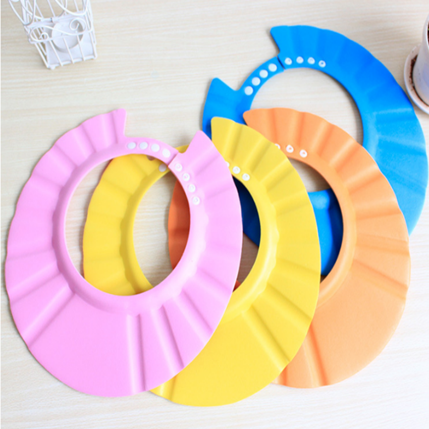 combo 2 Mũ gội đầu, tắm an toàn cho bé chỉnh 4 cỡ2  - mũ đội đầu chống thấm, mũ tắm cho bé - 206111