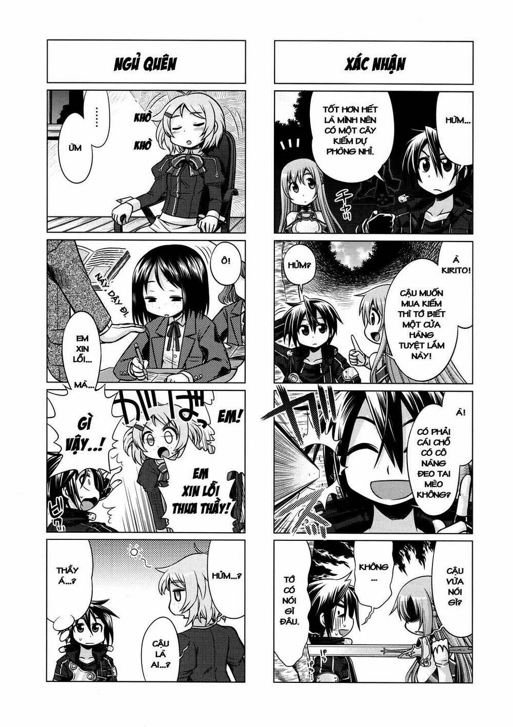 swort art online - 4koma chapter 3 10