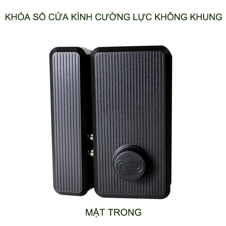 Khóa số cửa kính cường lực thông minh mở bằng 4 mã số có thể thay đổi được, lắp đặt không cần khoét lỗ kính