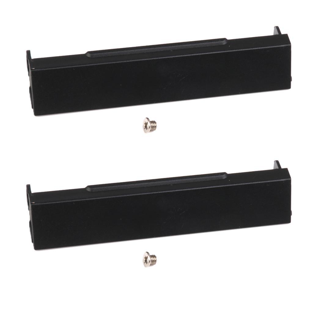 2 x Laptop HDD Hard Drive Caddy Cover Lid Bracket for Dell Latitude E6510