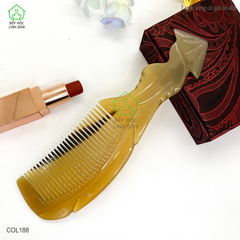 Lược Sừng Cô Gái Áo Dài Quà Tặng Đầy Ý Nghĩa