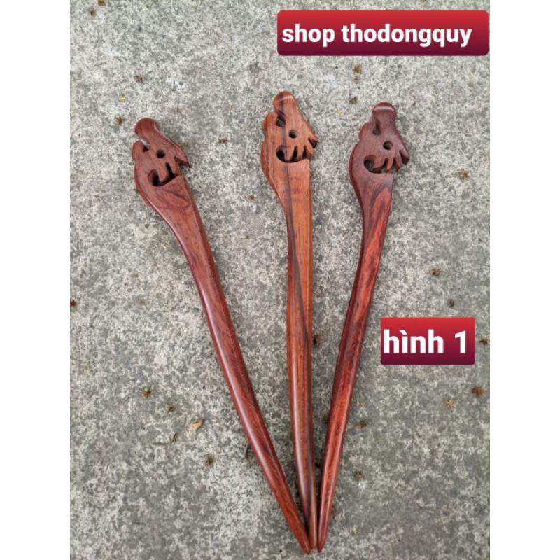 Châm cài tóc bằng gỗ đàn hương