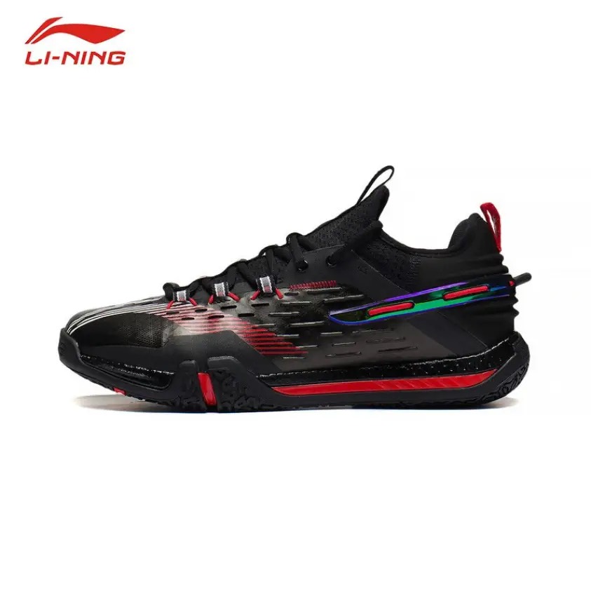 Giày cầu lông Lining Saga Pro chính hãng AYAS032-3 mẫu mới màu đen-tặng tất thể thao bendu