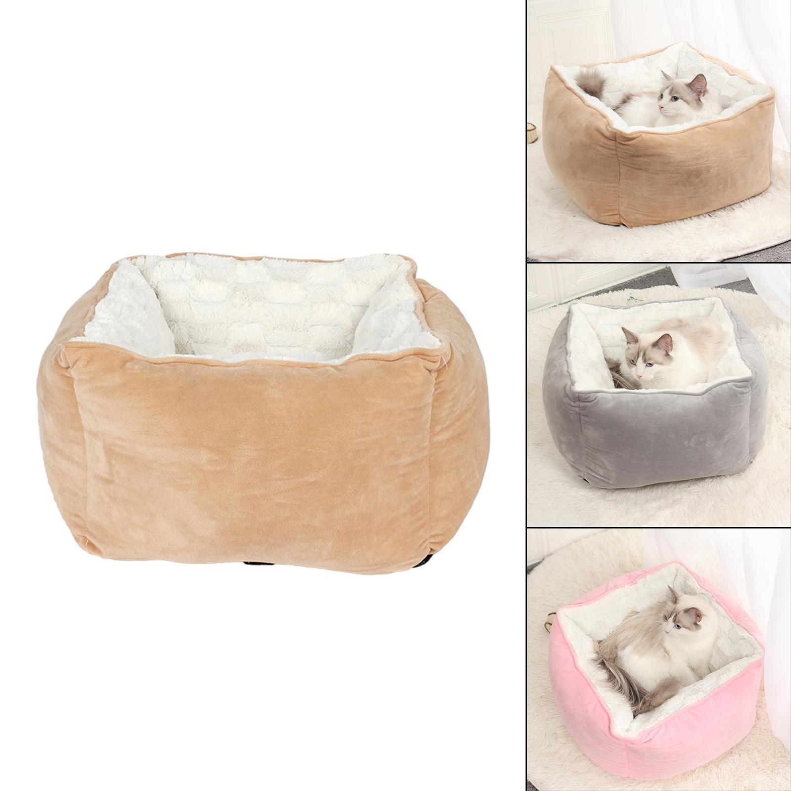 Square Dog Bed Pet Bed Autumn Winter Warm Comfortable Bed Nest Warm Dog Cat