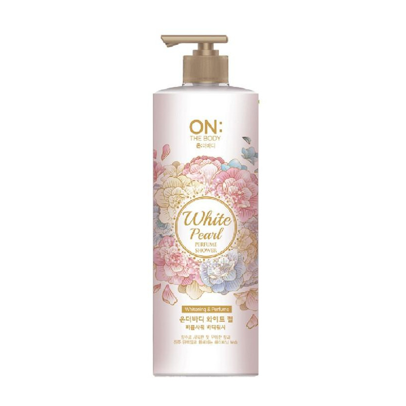 Sữa tắm dưỡng ẩm hương nước hoa On: The Body Perfume White Pearl bột ngọc trai Hương thư giãn 1000g