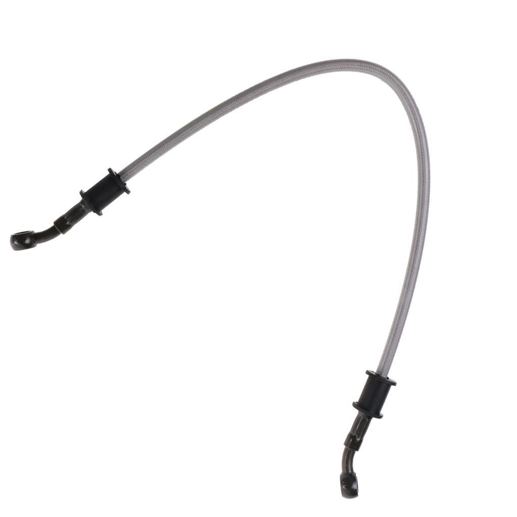 50-120CM Stainless Steel Braided Racing Hose Fuel Oil Line for Motorcycle AT
