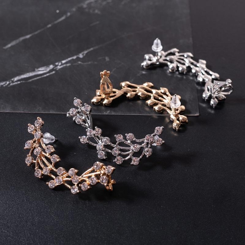 Hoa tai đính đá gài nhiều mẫu cá tính - Bông tai đá phong cách âu mỹ - Arora Boutique