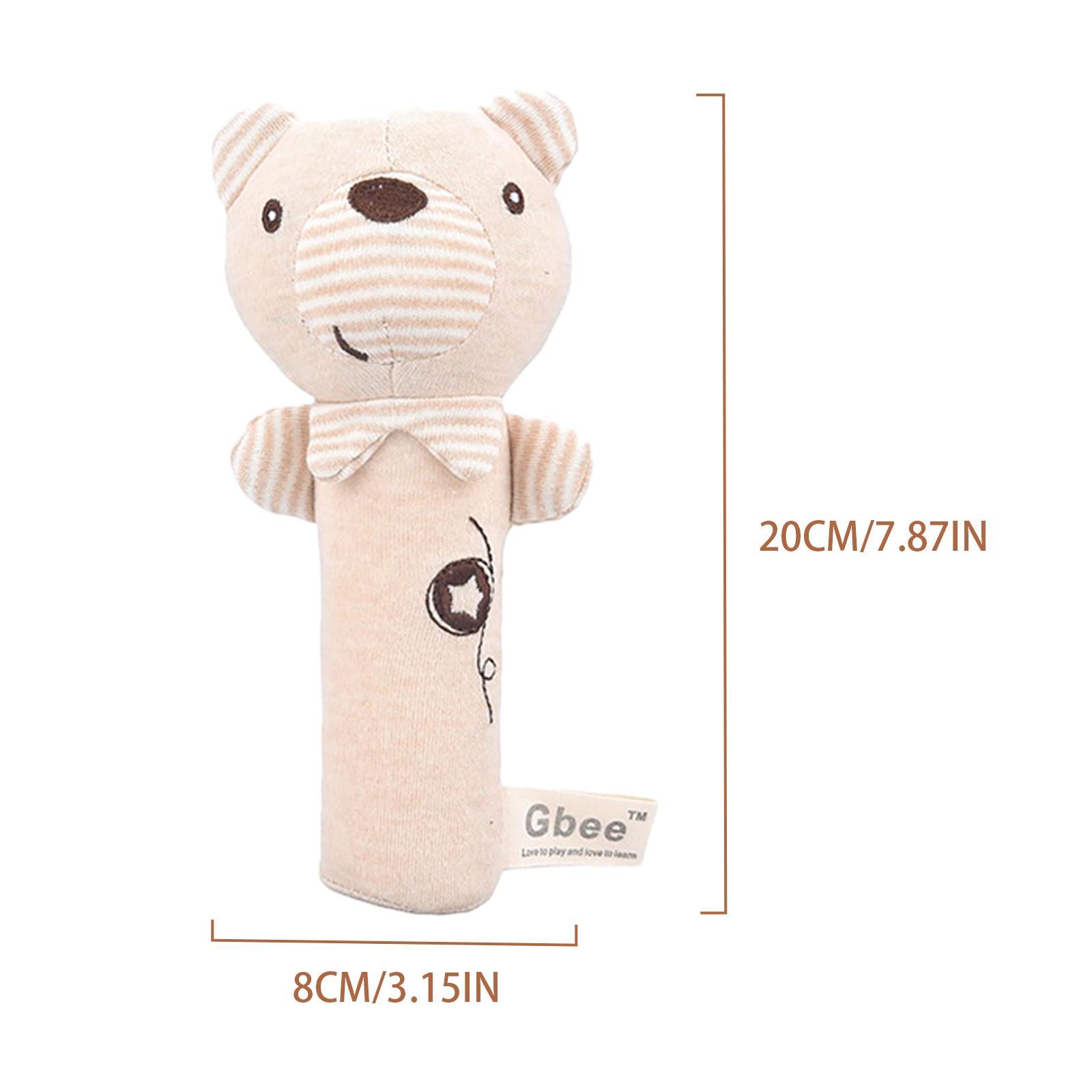 Animal Shape Baby Rattle Toys Early Educational Sensory Newborn Toddlers