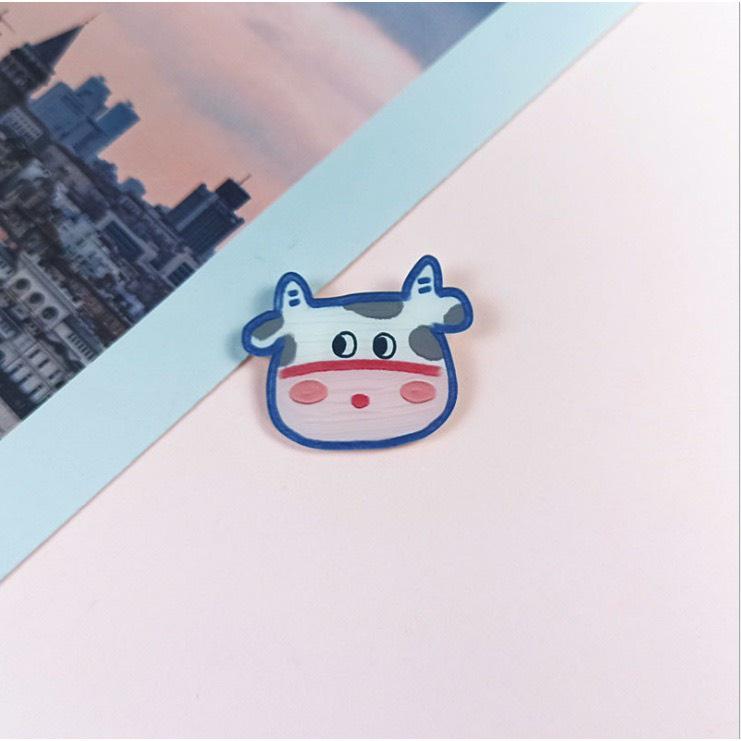 Pin cài áo cute sticker phụ kiện trang trí áo balo túi vải Cobala1688