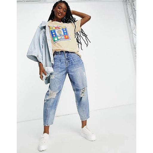 ÁO THUN VNXK HỌA TIẾT IN HÌNH Ô VUÔNG - COTTON 100% 4C FORM CHÂU ÂU