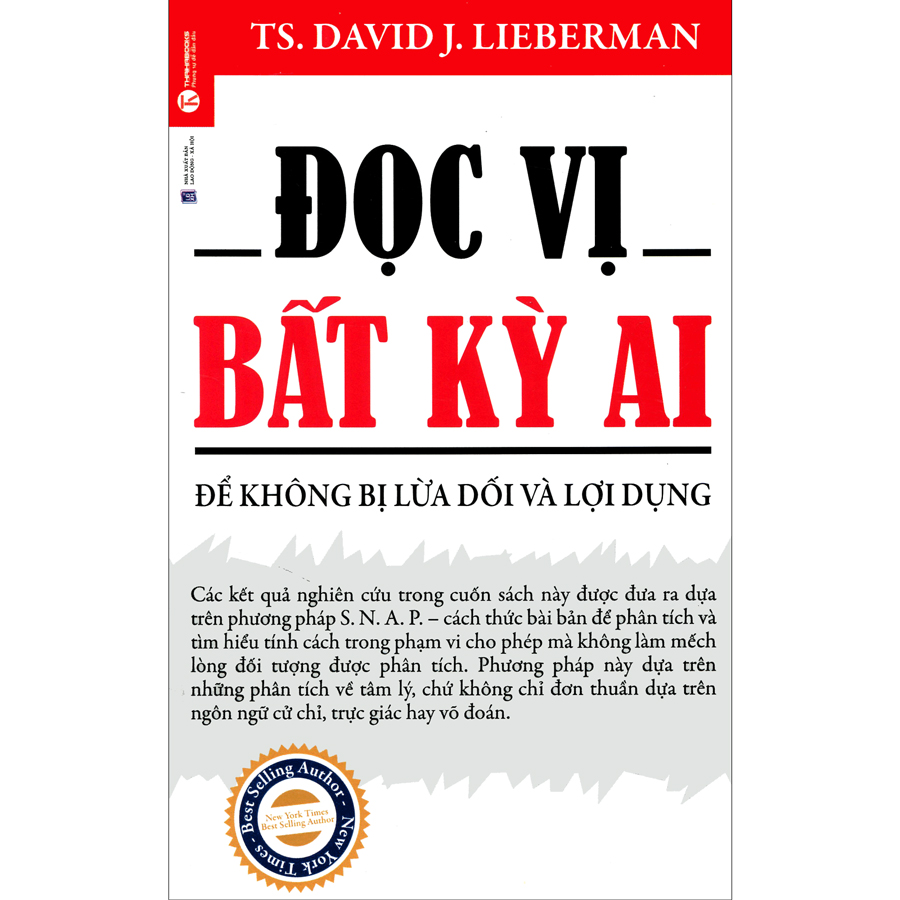 Đọc Vị Bất Kỳ Ai - Để Không Bị Lừa Dối Và Lợi Dụng