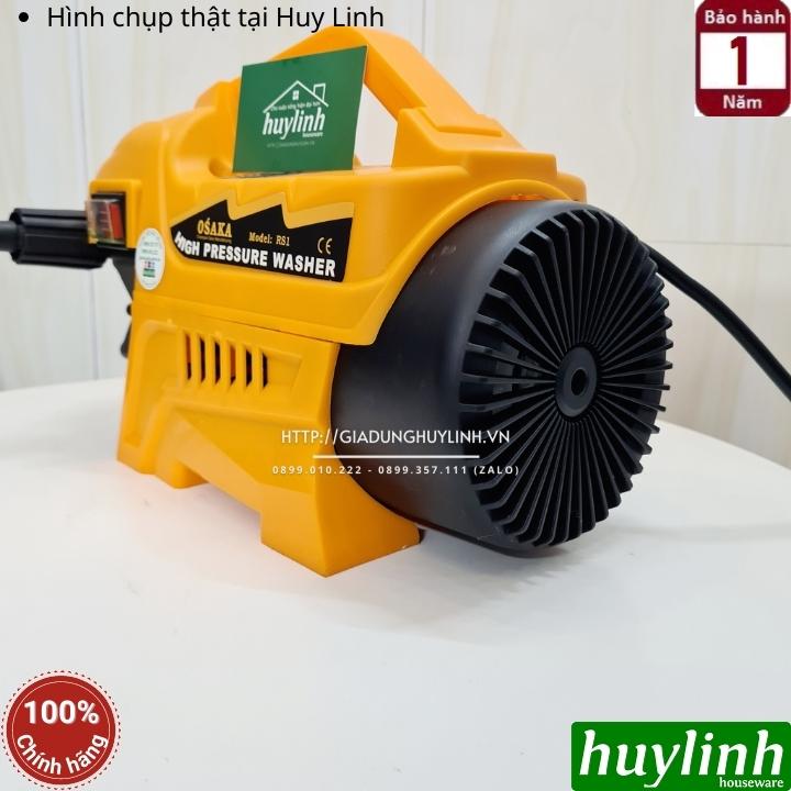 Máy xịt rửa xe cao áp Osaka RS1 - Màu cam - 2400W - Motor cảm ứng từ lõi đồng - Hàng chính hãng