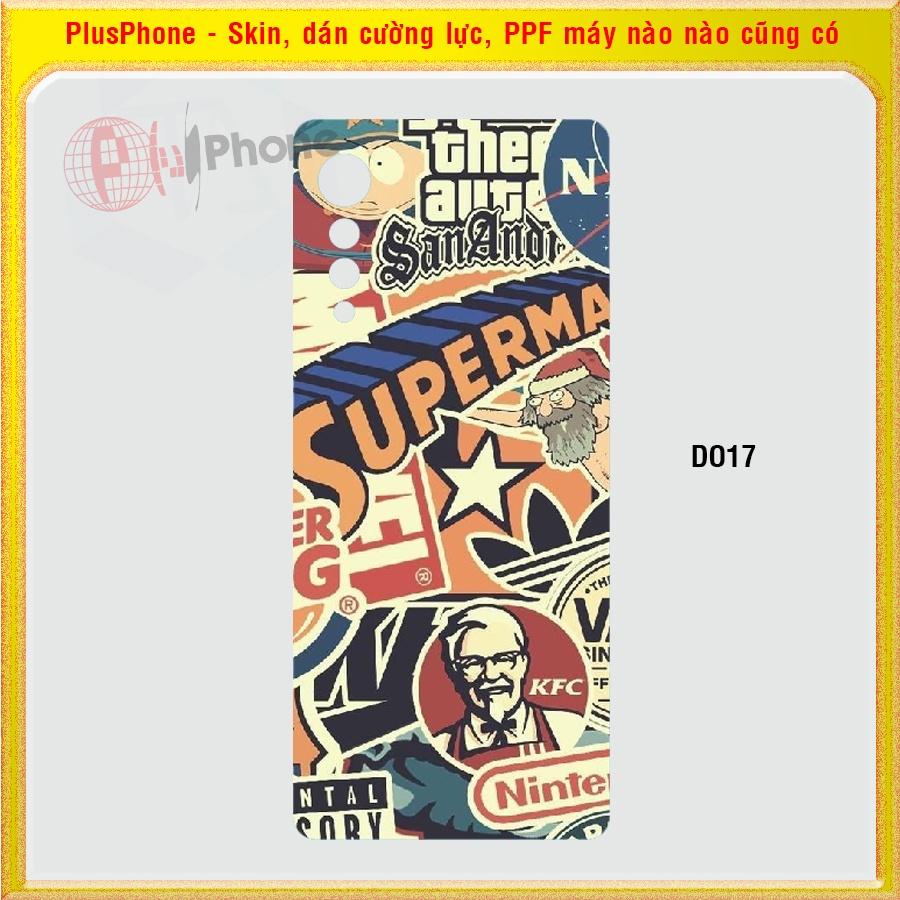 Dán Skin cho điện thoại LG Velvet 5G in hình nhiều mẫu hot, độc lạ