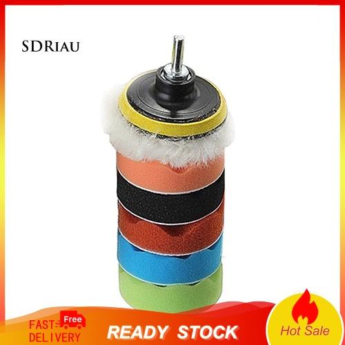 Set 7 Miếng Xốp 3 Inch Đánh Bóng Xe Hơi