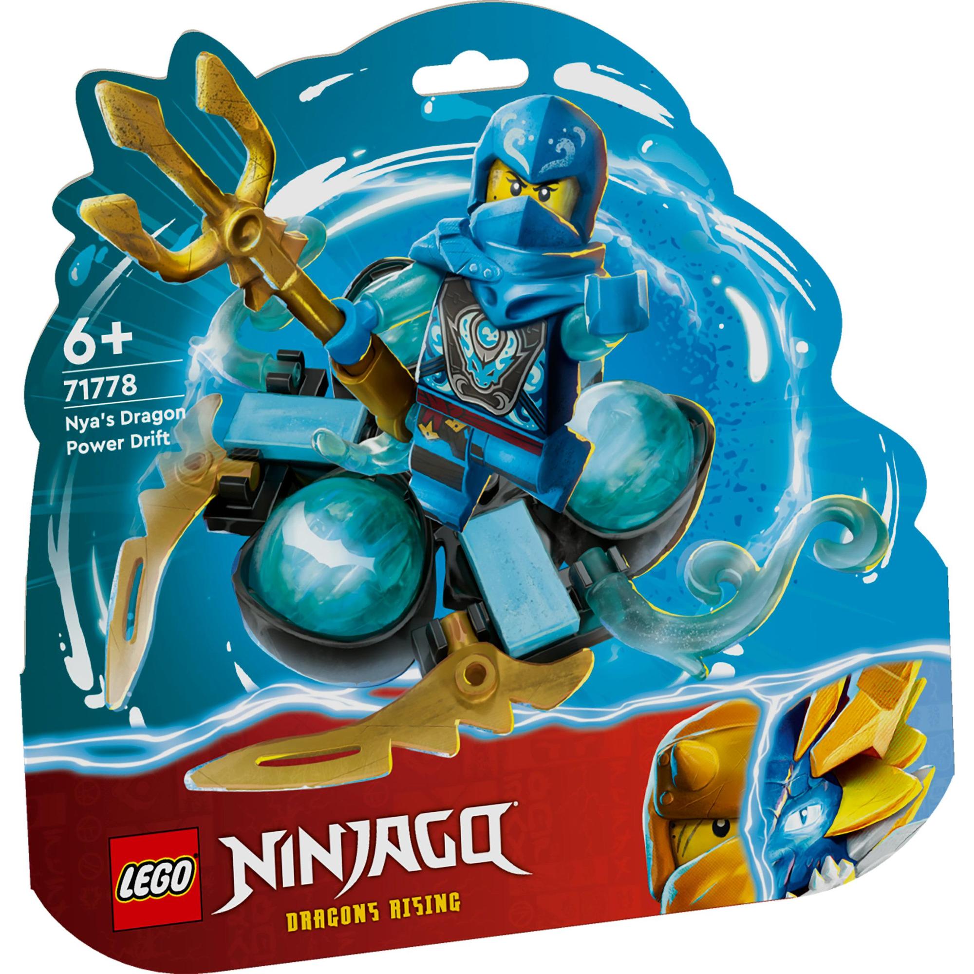 LEGO Ninjago 71778 Đồ chơi lắp ráp Con quay năng lượng rồng của Nya (57 chi tiết)