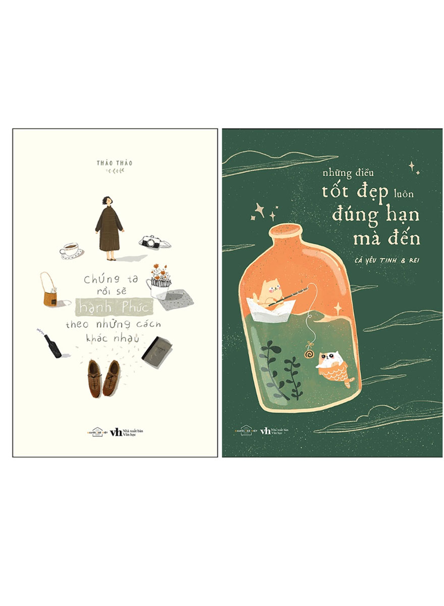 Combo Chúng Ta Rồi Sẽ Hạnh Phúc Theo Những Cách Khác Nhau + Những Điều Tốt Đẹp Luôn Đúng Hạn Mà Đến  _AZ