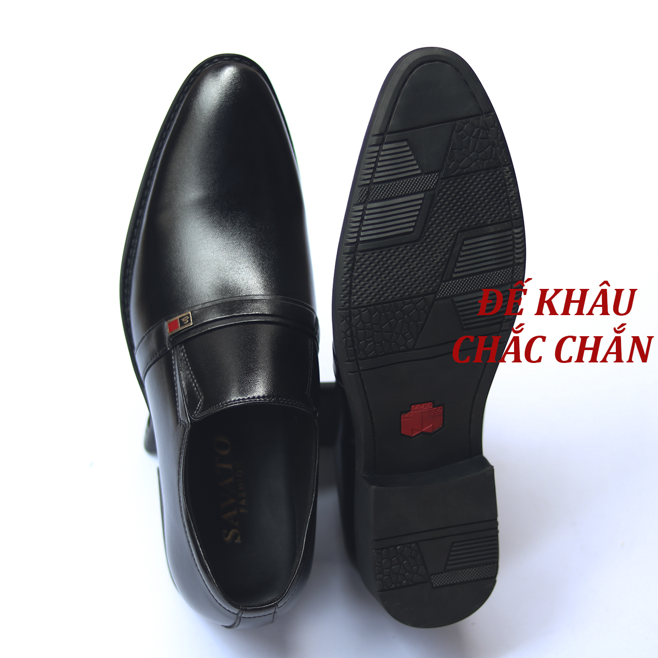 Giày Lười Nam Không Dây Da Mềm - Đế Cao Su Mềm Mã CS05-PVC