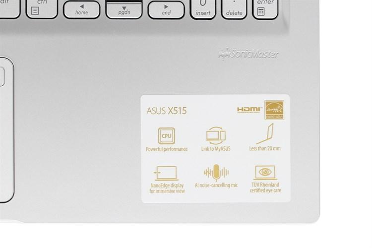 Laptop Asus X515EA i3 1115G4/8GB/256GB/15.6&quot;F/Win11/(BQ1415W)/Bạc - Hàng chính hãng