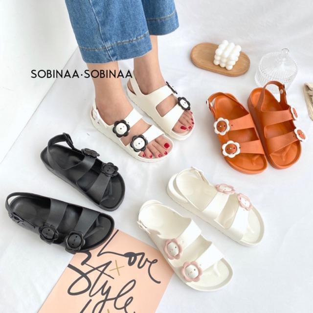 Sandal hoa hàn quốc siêu xinh