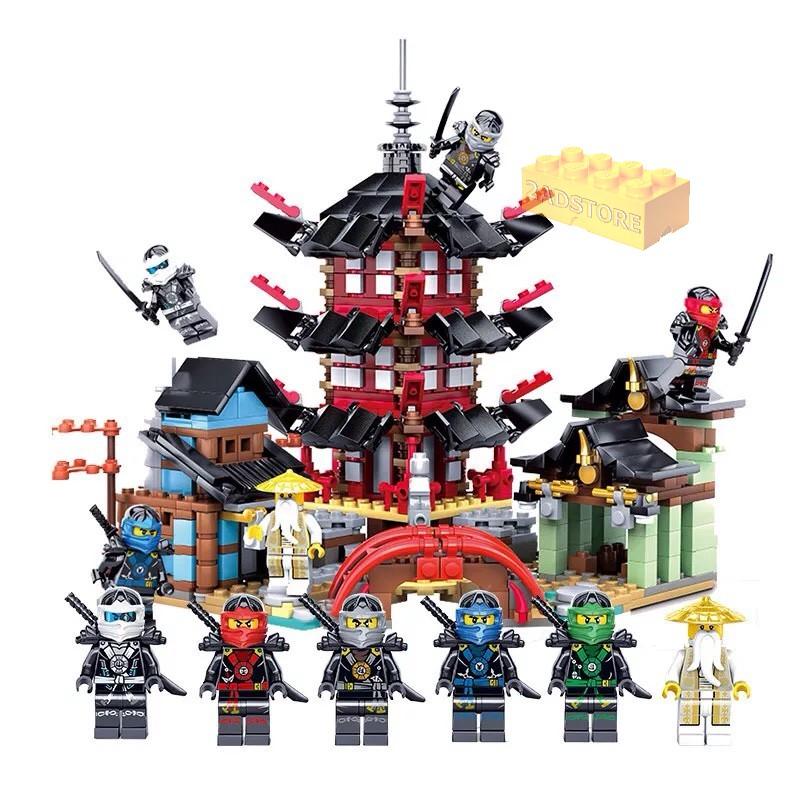 Đồ chơi lắp ráp - Đền Airjitzu - LEDUO 76013 - Ninja Thunder Swordman - Lắp ráp xếp hình nhân vật cho bé