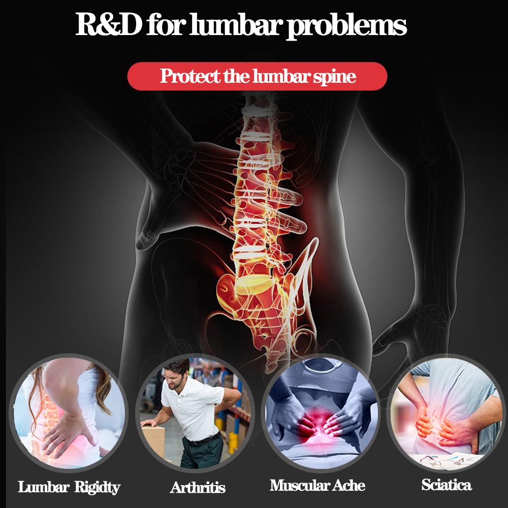 UbodyOasis Hỗ trợ và cố định máy kéo thắt lưng, giảm đau thắt lưng và đai chăm sóc giảm áp, hỗ trợ thắt lưng bơm hơi