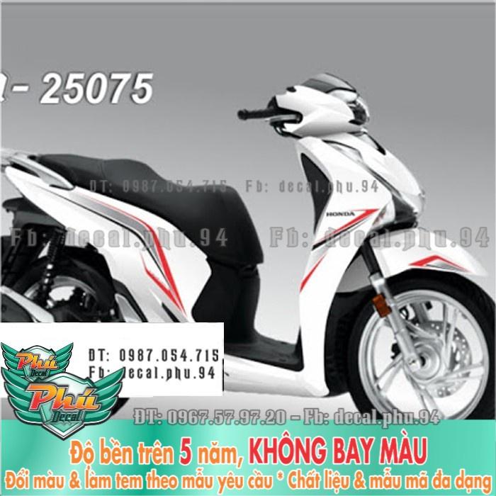 Tem rời SH 2017-2019 chỉ xe trắng 2