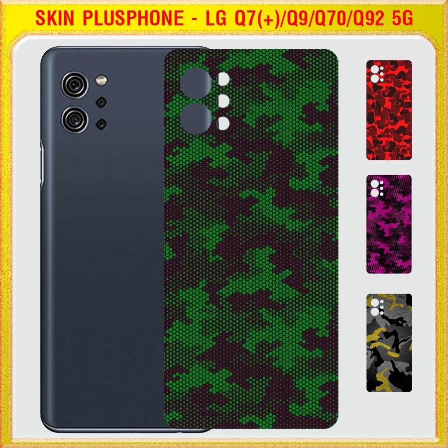 Dán Skin cho điện thoại LG Q7, Q7 Plus (Q7+), Q9, Q70, Q92 5G màu matrix camo