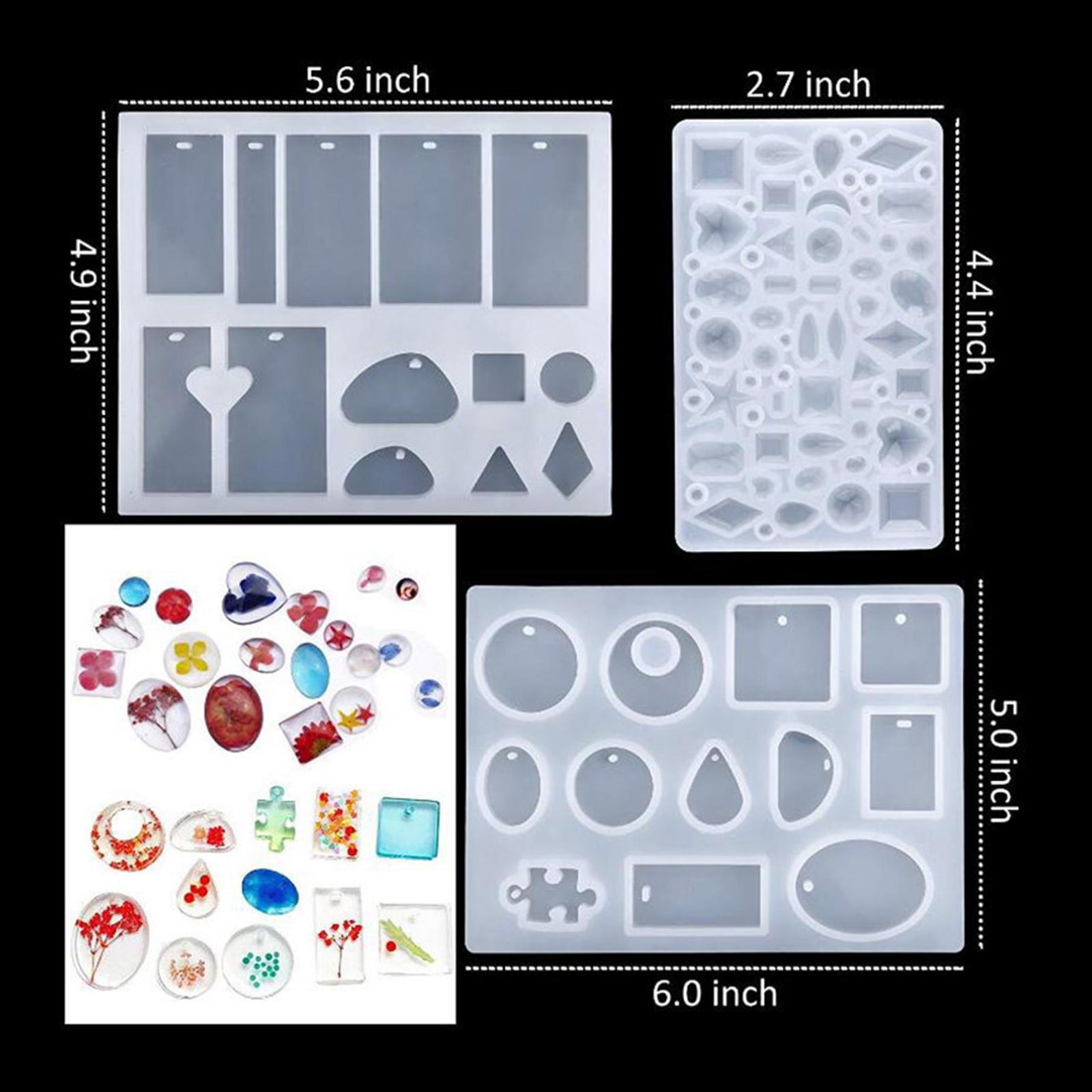 Khuôn đúc silicone cho đồ trang sức DIY làm phụ kiện, mặt dây chuyền, trang trí