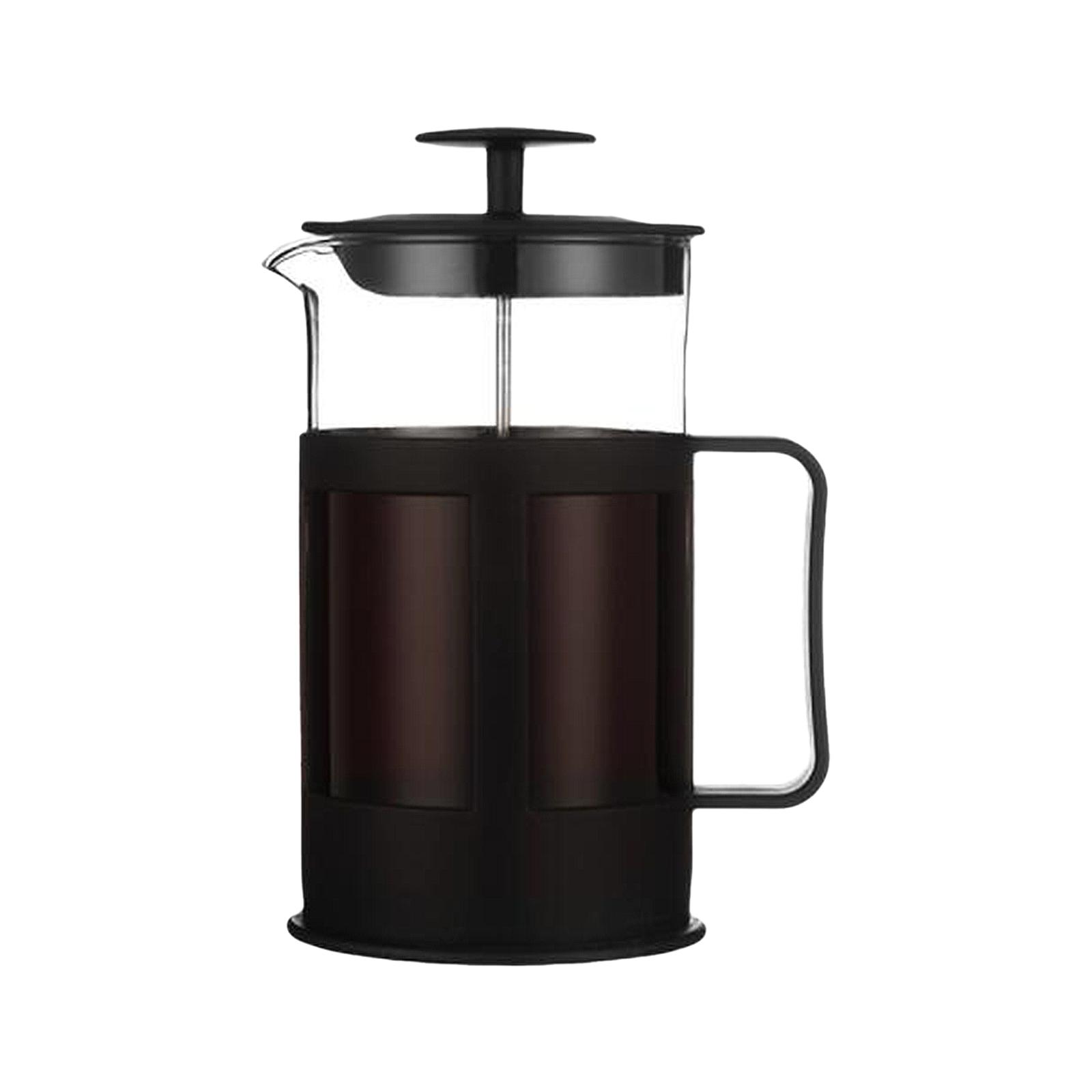 Máy Pha Cà Phê French Press Thủy Tinh Chịu Nhiệt Với 4 Bộ Lọc Dung Tích 350Ml