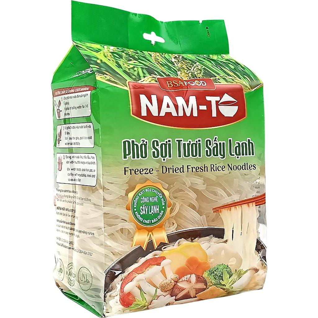 Phở Sợi Tươi Sấy Lạnh Nam Tô (Túi 500g)