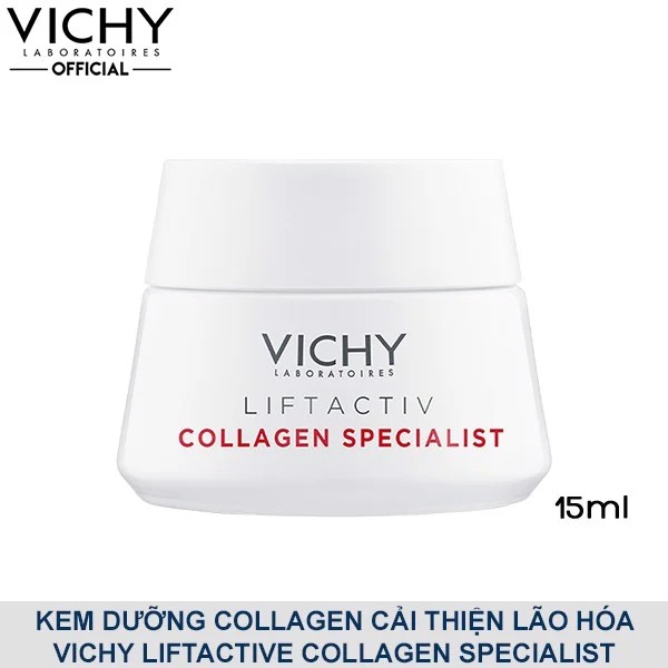 Kem dưỡng chống lão hóa Vichy Liftactiv Collagen Specialist 15ml