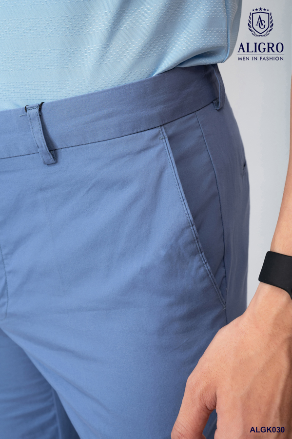 Quần Kaki Nam Aligo Xanh Dương ALGK030